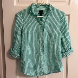 Baird McNutt Irish Linen for J.Crew Perfect fit button down